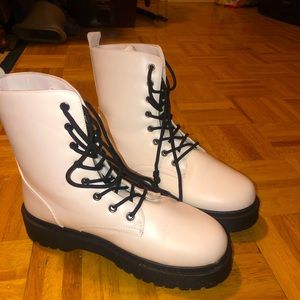 white boots